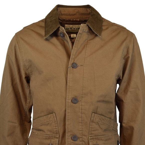 Orvis Men's Corduroy Collar Cotton Barn Jacket - Picture 2 of 4